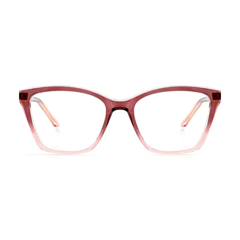 Geometric Transparent Pink