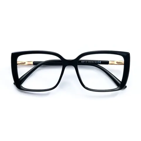 Rectangle Black Eyeglasses