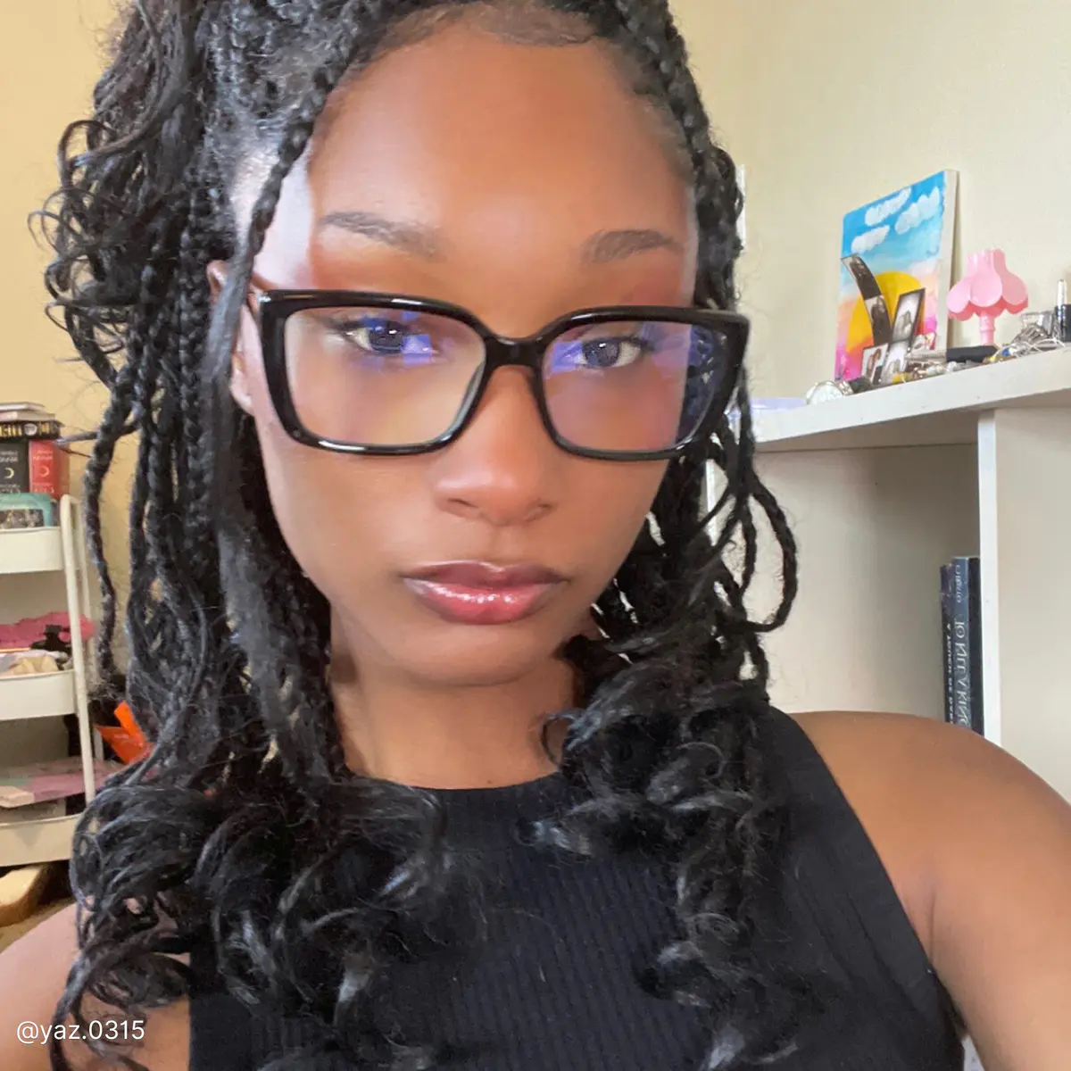 Rectangle Black Eyeglasses