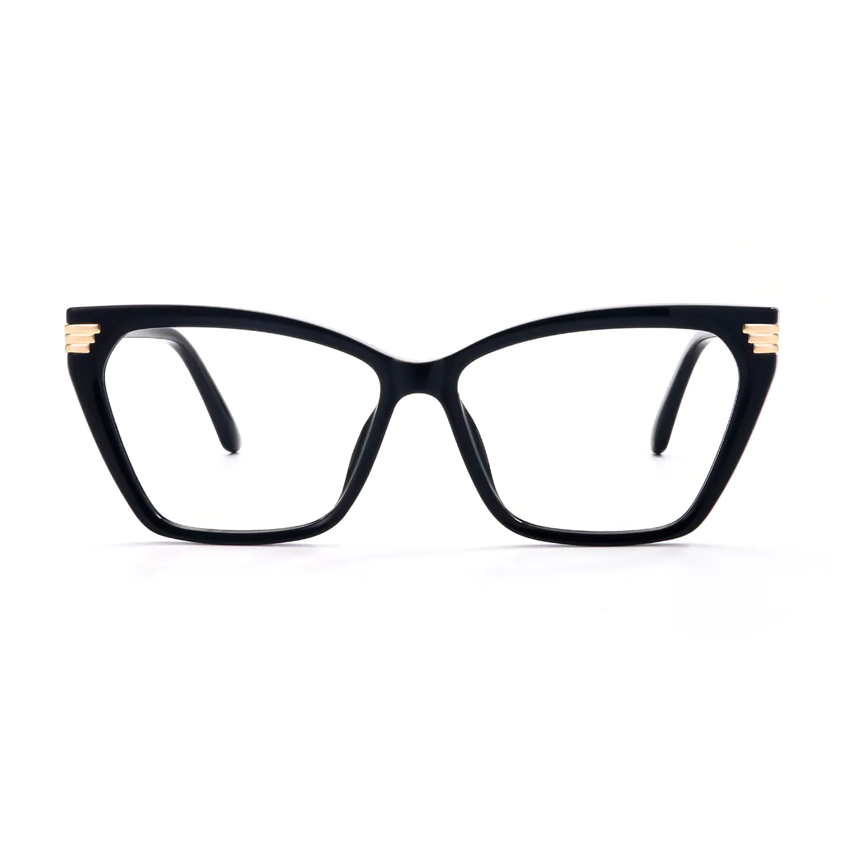 Geometric Black Eyeglasses