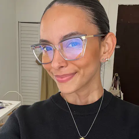 Geometric Transparent Blue