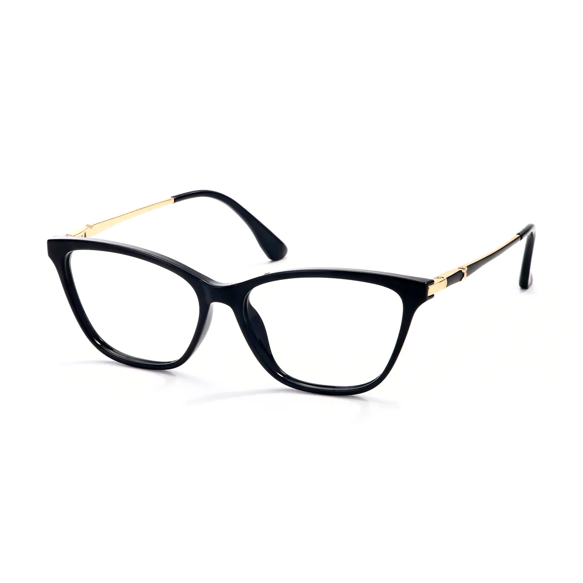 Oval Black Eyeglasses