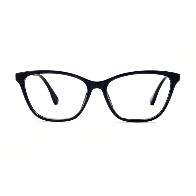 Oval Black Eyeglasses