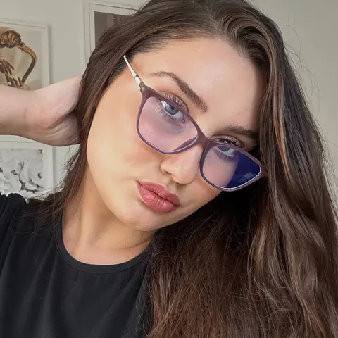 Oval Wine Eyeglasses