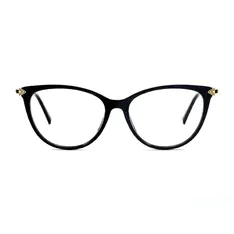 Oval Black Eyeglasses