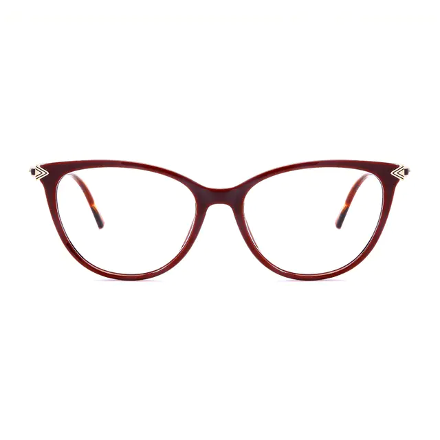 Oval Wine Eyeglasses