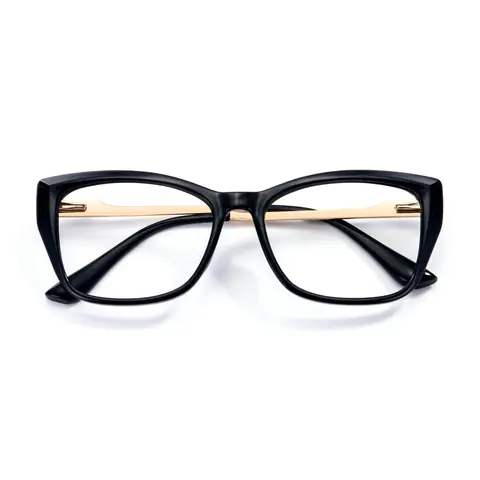 Square Black Eyeglasses