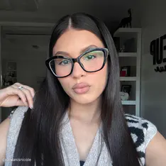 Geometric Black Eyeglasses