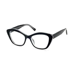 Geometric Black Eyeglasses
