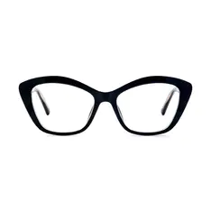 Geometric Black Eyeglasses
