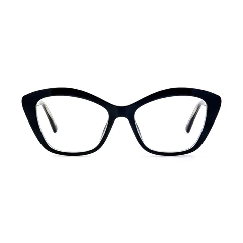 Geometric Black Eyeglasses