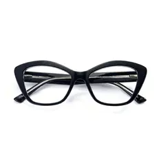 Geometric Black Eyeglasses