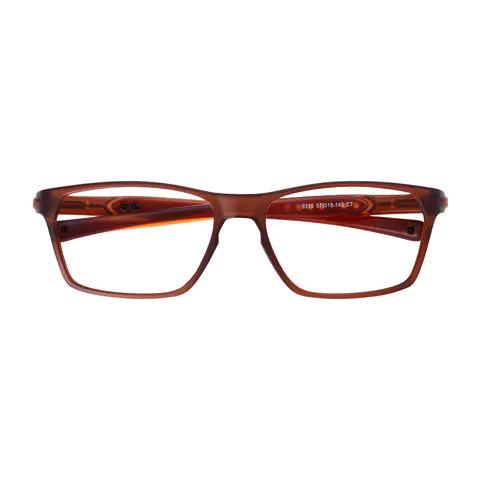 Rectangle Transparent Brown