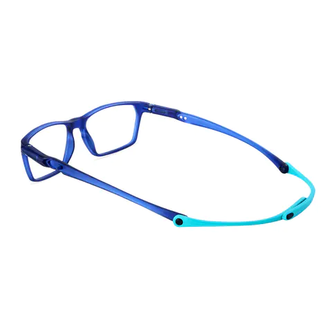 Rectangle Transparent Blue