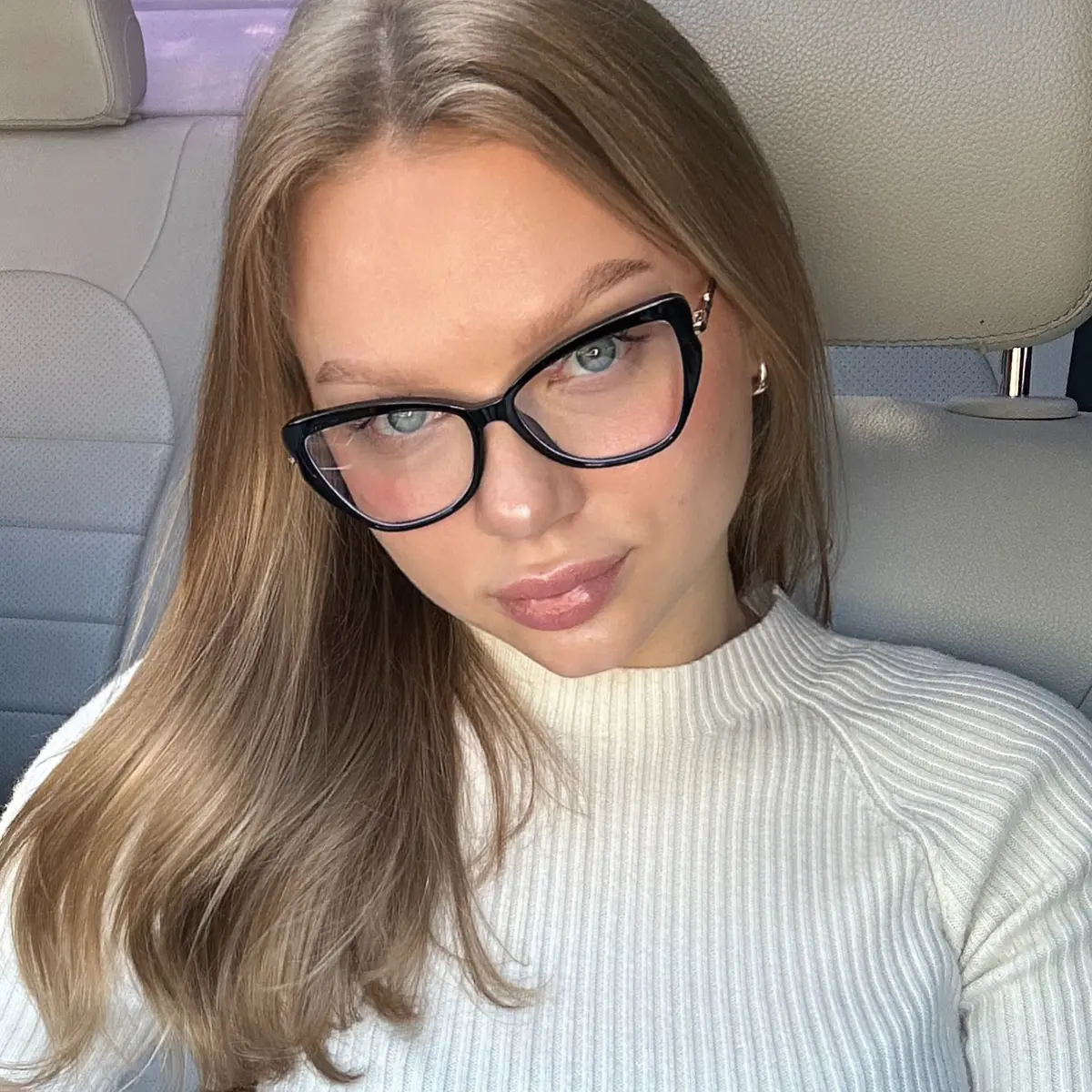 Cat-eye Black Eyeglasses