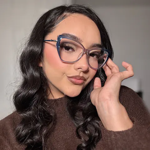 Cat-eye Gradient Blue