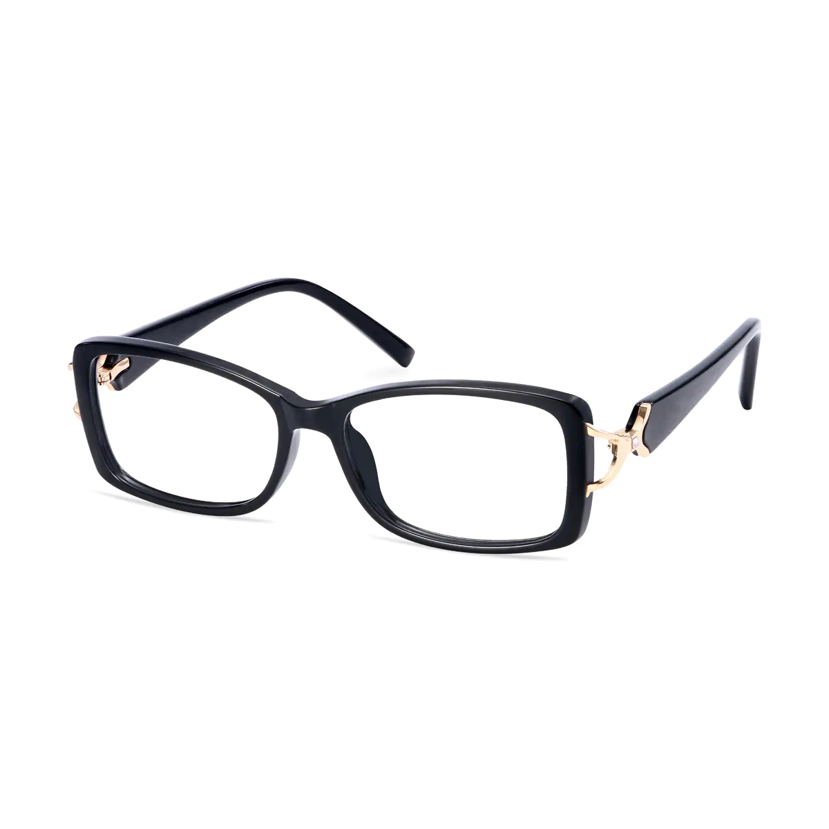 Rectangle Black Eyeglasses