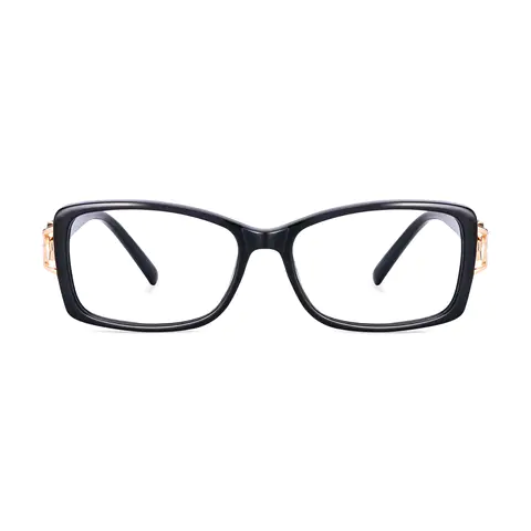 Rectangle Black Eyeglasses