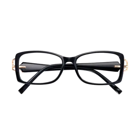 Rectangle Black Eyeglasses