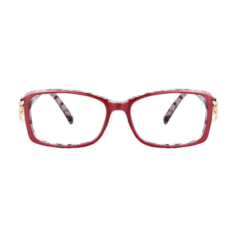 Rectangle Wine Eyeglasses
