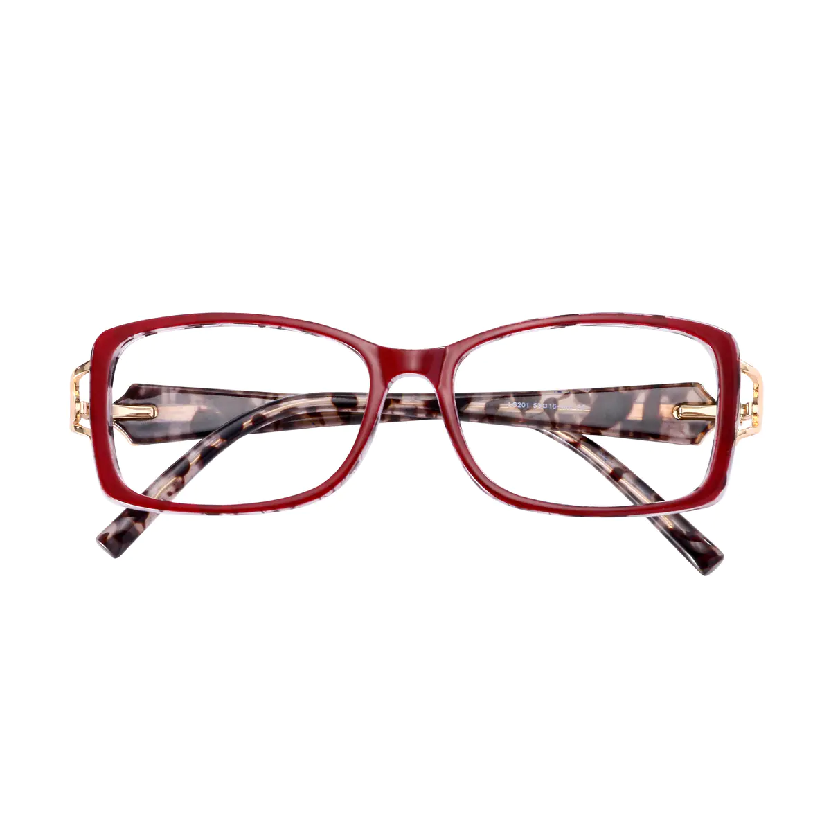 Rectangle Wine Eyeglasses