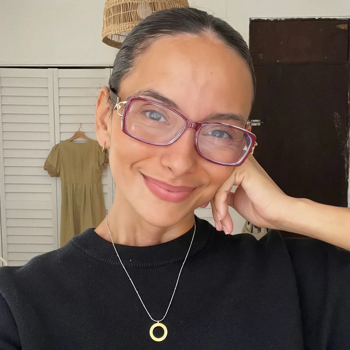 Rectangle Wine Eyeglasses