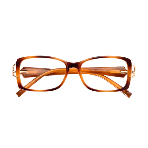 Rectangle Tortoiseshell Eyeglasses