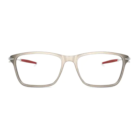 Rectangle Gray/Silver Eyeglasses