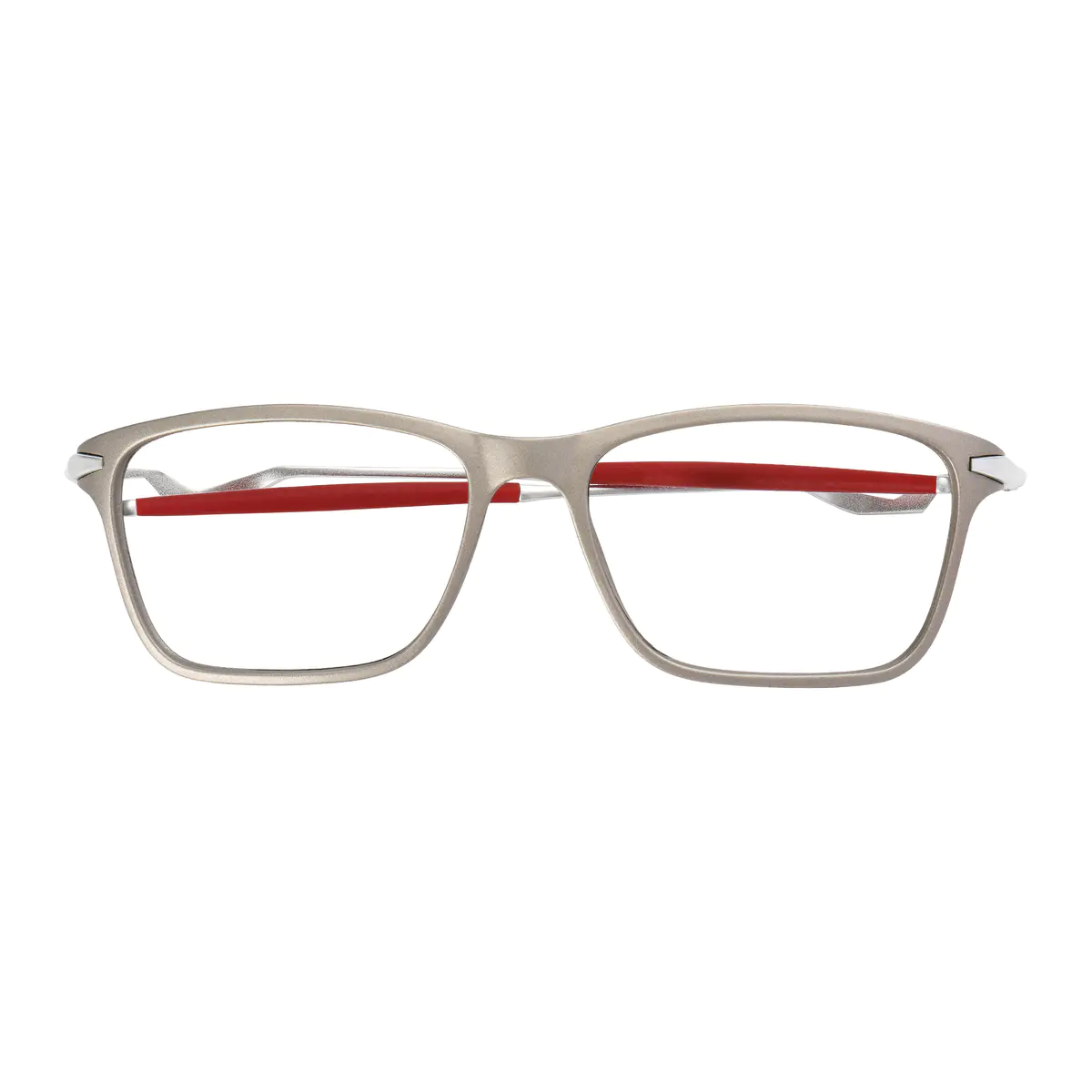 Rectangle Gray/Silver Eyeglasses