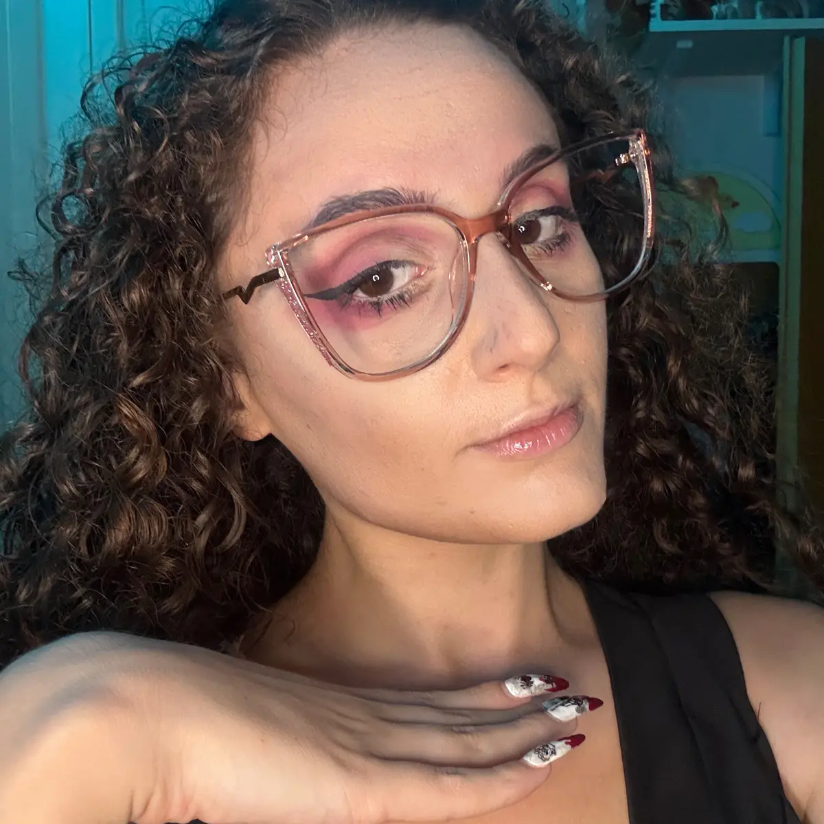 Oval Transparent Orange