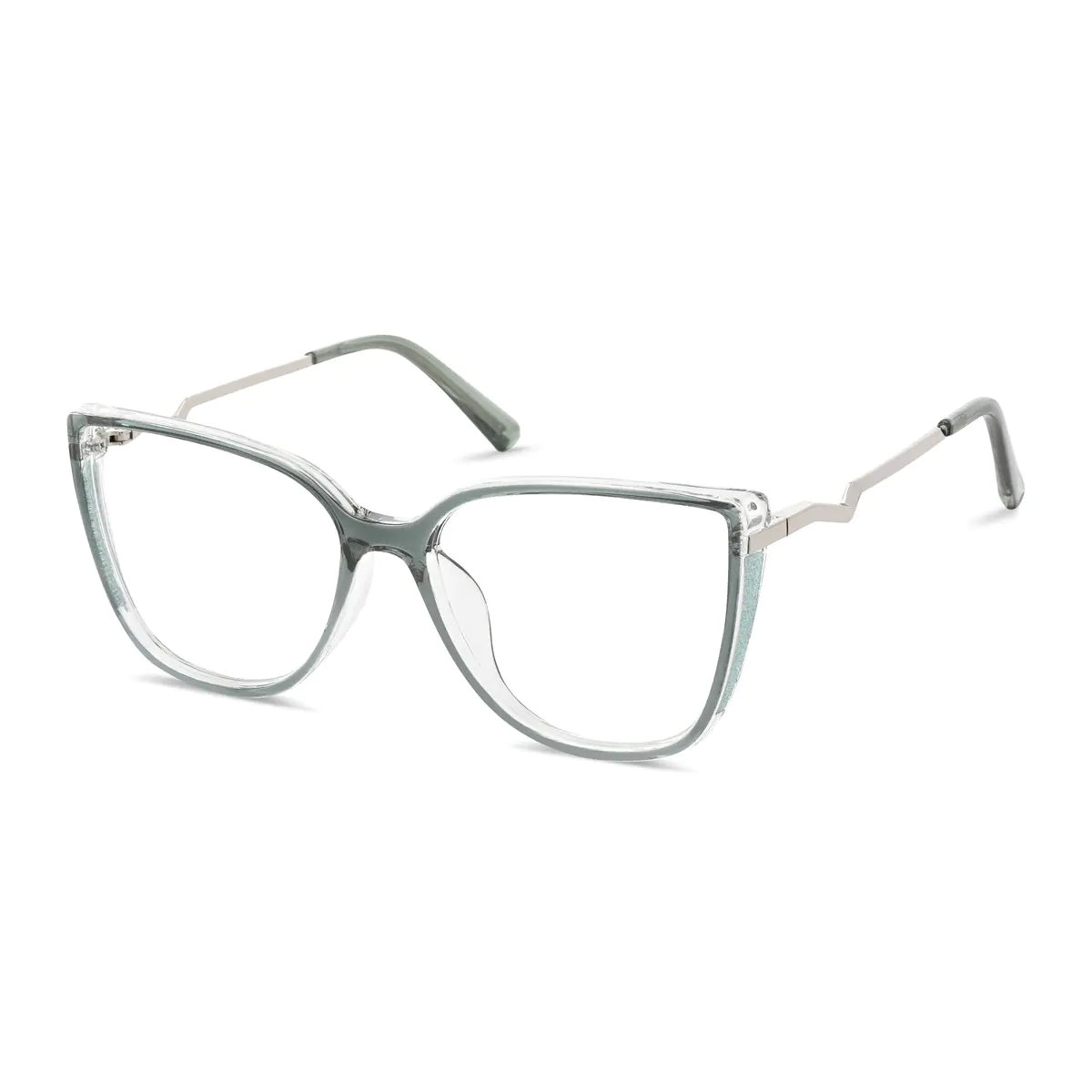 Oval Transparent Green