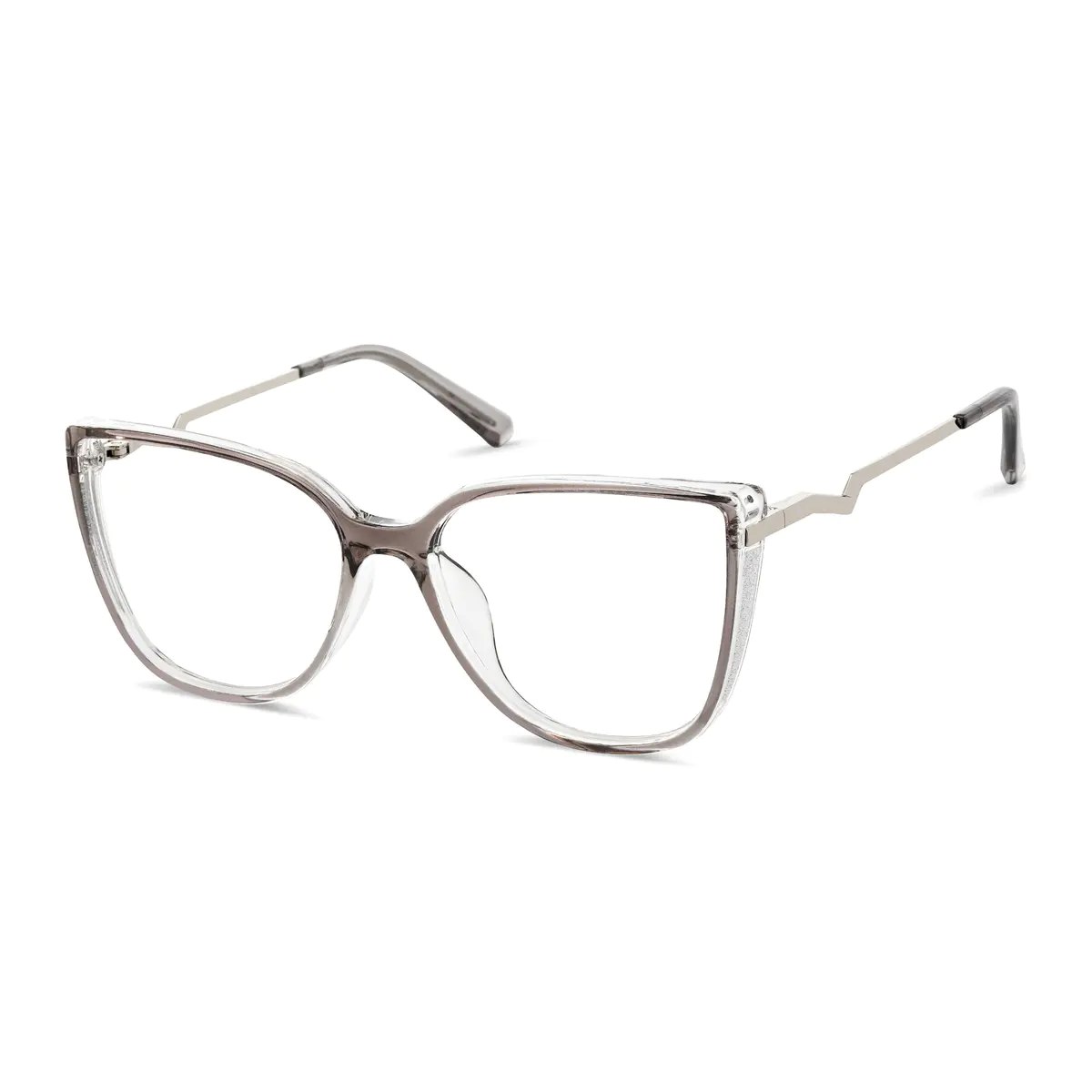 Oval Transparent Gray