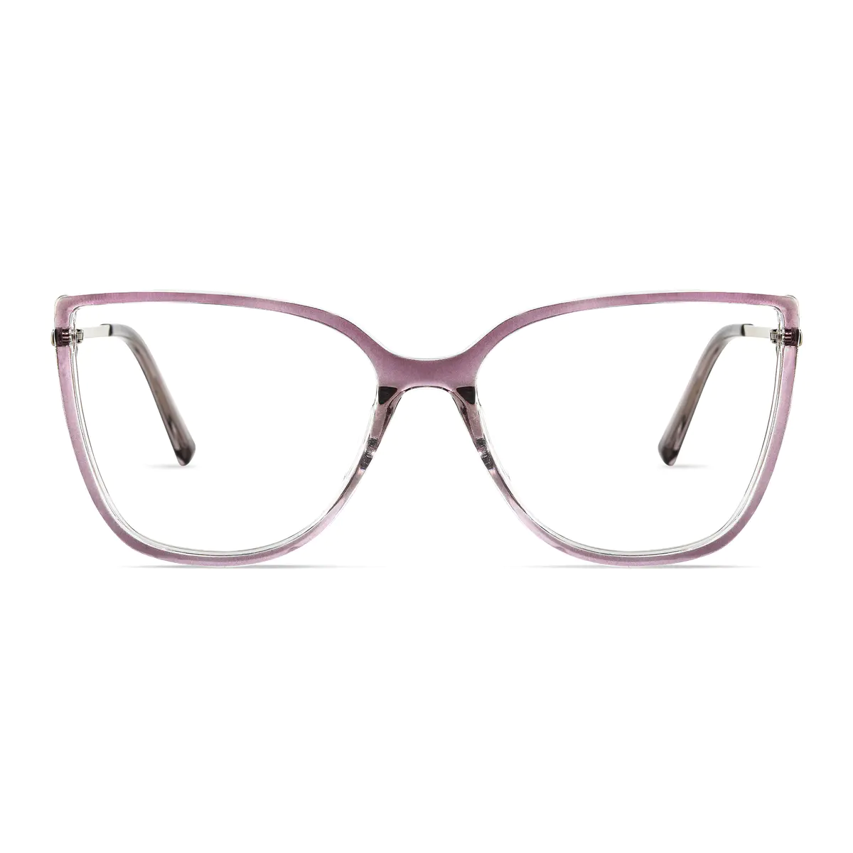 Oval Transparent Purple