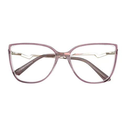 Oval Transparent Purple