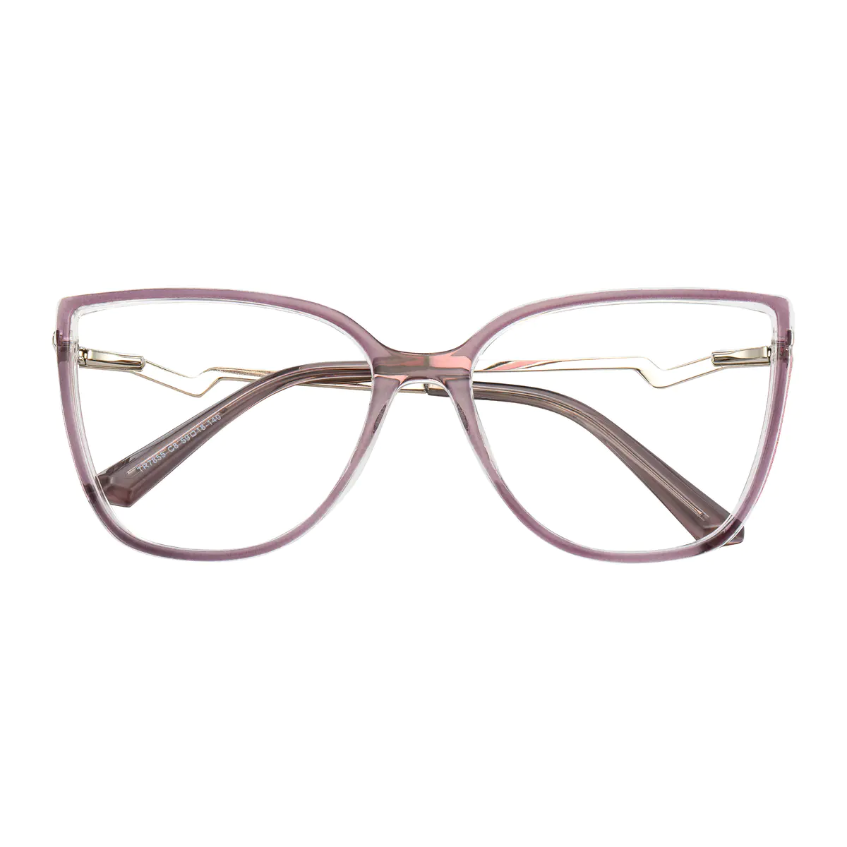 Oval Transparent Purple