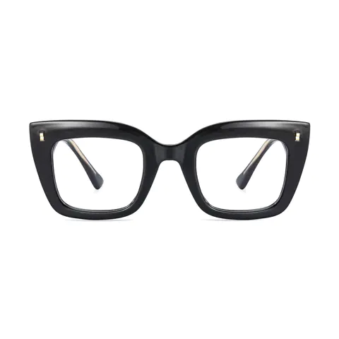 Cat-eye Black Eyeglasses