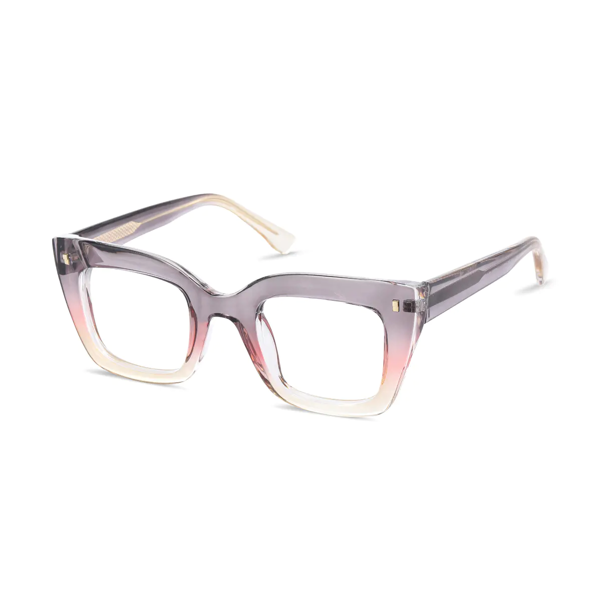 Cat-eye Transparent Gray