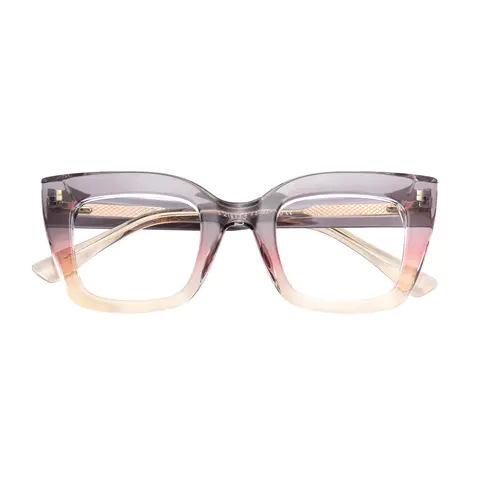 Cat-eye Transparent Gray