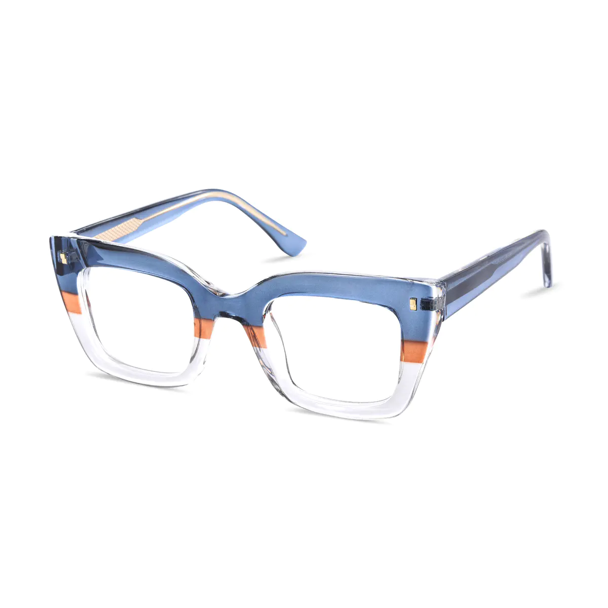 Cat-eye Transparent Blue
