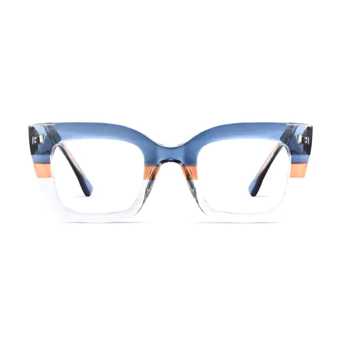 Cat-eye Transparent Blue