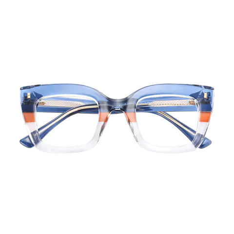 Cat-eye Transparent Blue