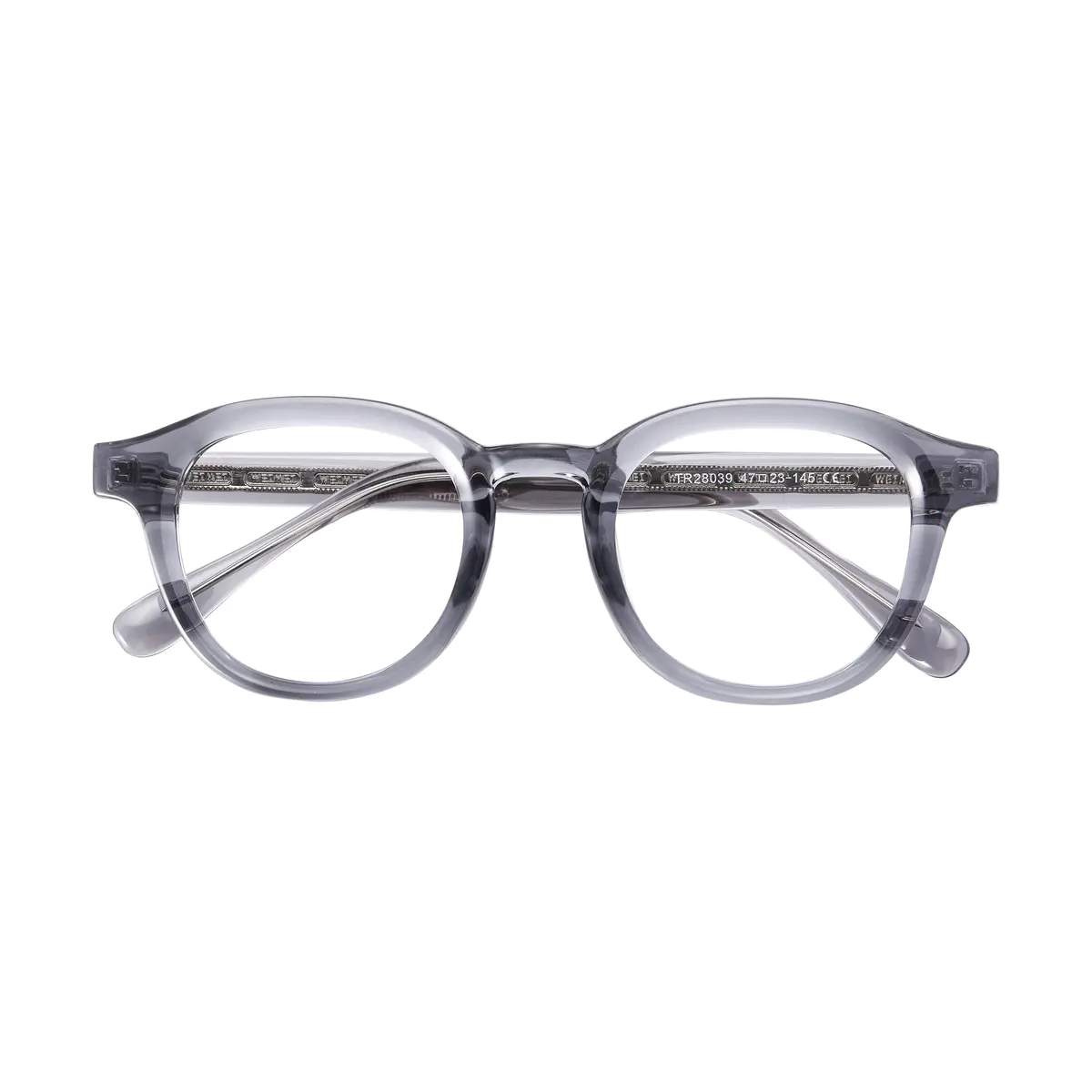 Oval Transparent Gray