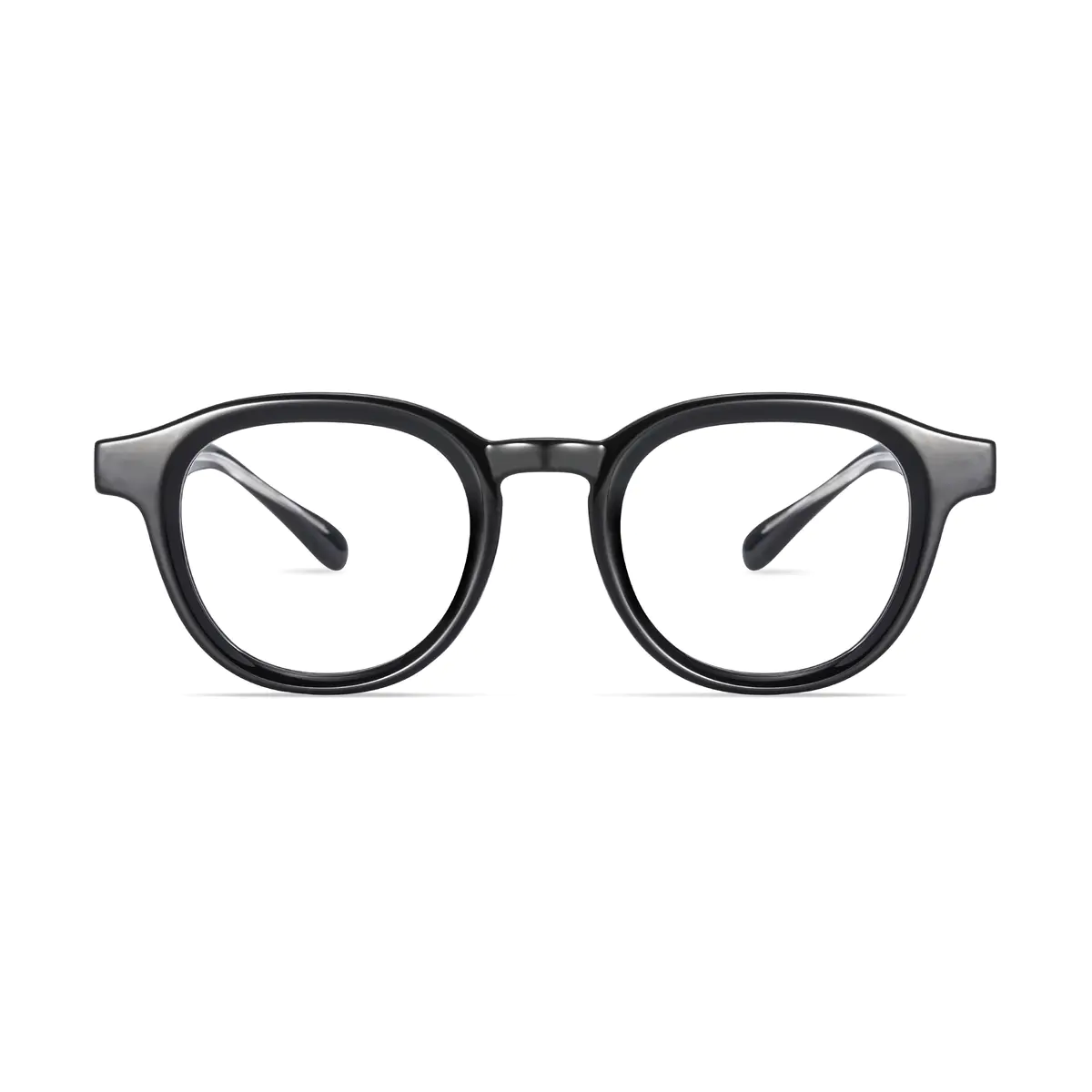Oval Black Eyeglasses