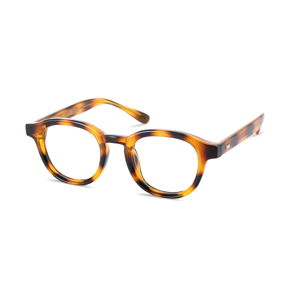 Oval Tortoiseshell Eyeglasses