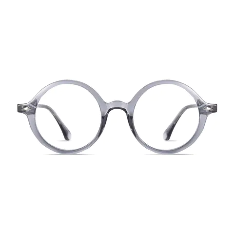 Round Transparent Gray