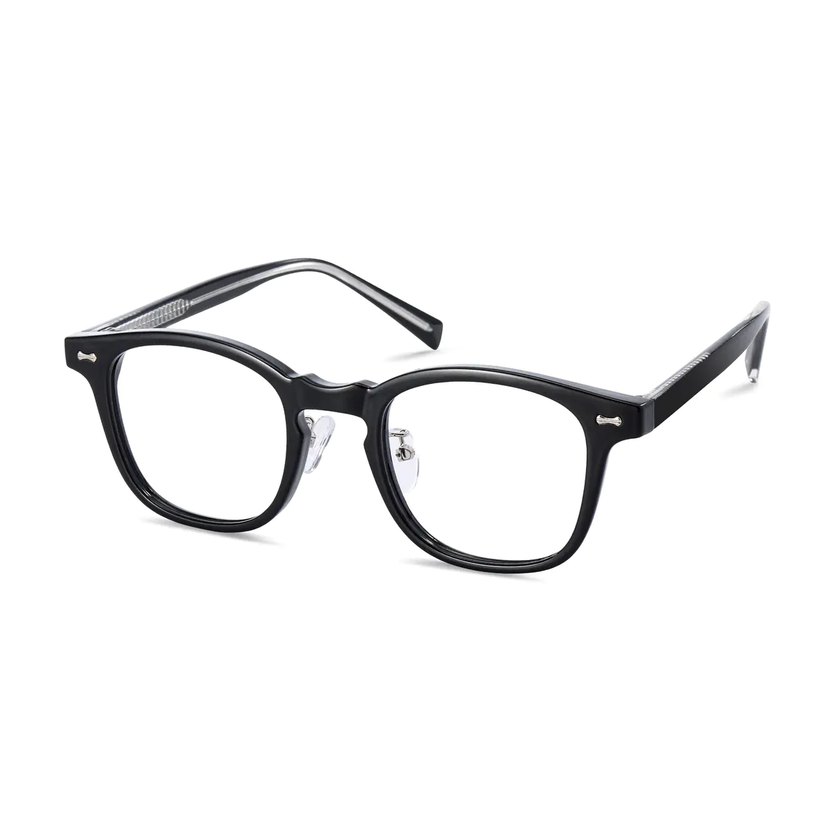 Square Black Eyeglasses