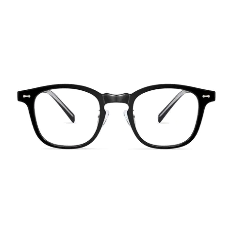 Square Black Eyeglasses