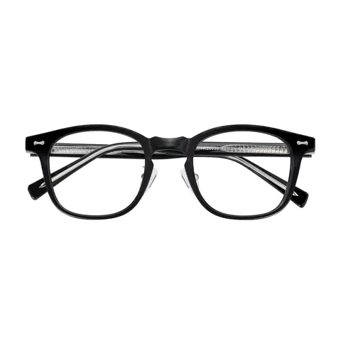 Square Black Eyeglasses