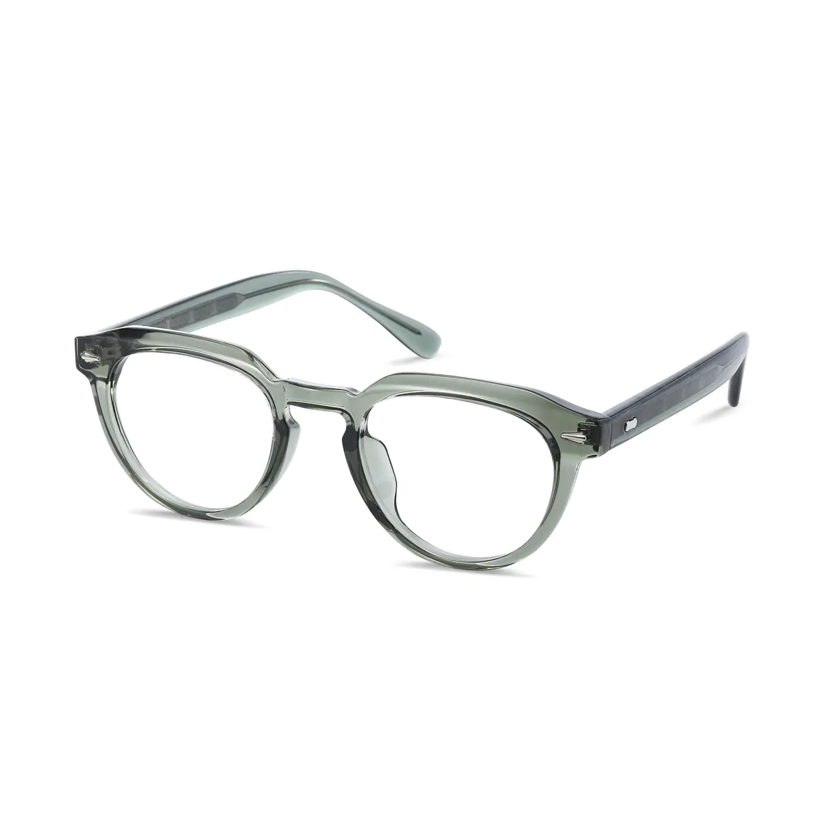 Oval Transparent Green