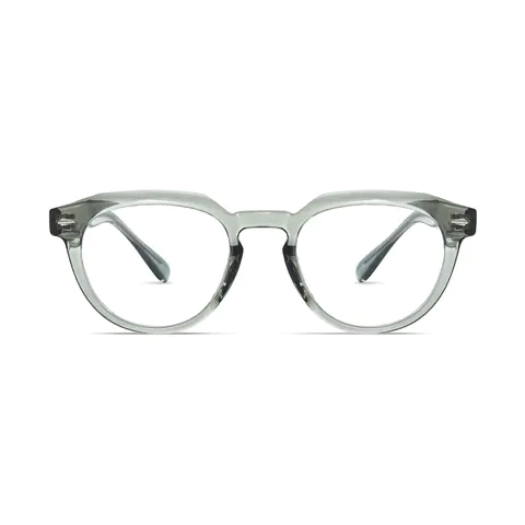 Oval Transparent Green